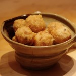 てんぷら　成生 - かぶの天ぷらです、余熱で休めてます。
