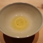 てんぷら　成生 - 水だしの一煎目です