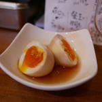 Kushiage Ren - お通しは煮卵