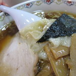 春木屋 - ワンタンのアップ