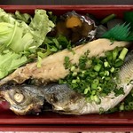 オイルしゃぶしゃぶ 和達  - アジの開き弁当900円