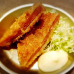 Nostalgic ham cutlet set...Nostalgic ham cutlet and drink from 599 yen