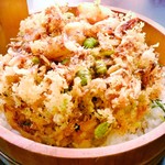 kaisenshokubouwakasawan - たっぷりかき揚げ天丼