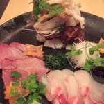 青山 かまはち - 刺し身の3点盛り