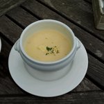 レストラン アルブル - お魚のコース・スープ