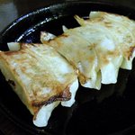 かめにい - ◆地鶏ねぎギョーザ＠３８０円