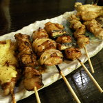 かめにい - ◆おまかせ串盛り８本＠８００円
