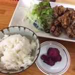 麺処コジマ屋 - Aセット（唐揚げ&ご飯）