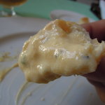 手作りレストラン 菩提樹 - 【イベリコ豚のカルボナーラ】ソースをすくいとるように... はしたないかしら... 