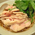 つけ麺 五ノ神製作所 - 11年9月肉の日限定、鶏の汁そば・鶏肉たっぷり