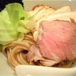 つけ麺 五ノ神製作所 - 8月肉の日限定、背脂肉煮干し、３種の叉焼