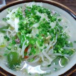 明石食堂 - 野菜そば（中）