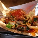 てっぱん食堂 - 国産ホルモンタレ焼き