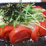 てっぱん食堂 - トマトと豆腐のサラダ。