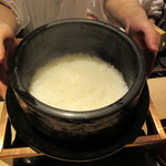 銀座うち山 - 御飯