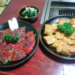 焼肉 白雲亭 - 肉、オイキムチ