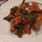 タン・カフェ - エビの炒めもの