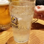 産地直送 粋な居酒屋 あいよ - 刻みゆずレモンサワー 410円