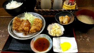 Onigiriyasan - ザンギ定食。