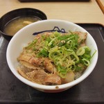 Matsuya - ネギたっぷりネギ塩豚カルビ丼（並盛）