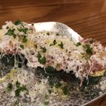 串焼キ カメチヨ・シャルボン - 生ハムとズッキーニのプロシェット