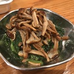 串焼キ カメチヨ・シャルボン - 季節の野菜のおひたし