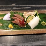 圭蔵 - 白いか・白ばい・鰹のづけ