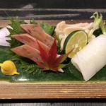 圭蔵 - 白いか・白ばい・鰹のづけ