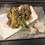 圭蔵 - 奥出雲の舞茸の天ぷら