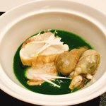 ラトリエ・ドゥ・ノト - 輪島のふぐと能登牡蠣の茶碗蒸し風