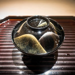 富小路 やま岸 - 甘鯛の蓮蒸し