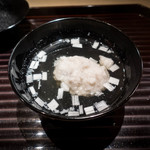 富小路 やま岸 - 甘鯛の蓮蒸し