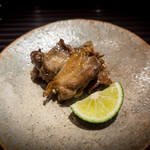 富小路 やま岸 - 鶉の炭焼き