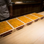 富小路 やま岸 - 雲丹ドッグ用の雲丹