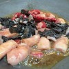 ホルモンりゅう - 料理写真:モツ鍋のモツ