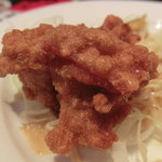 三方らーめん　おお田 - カラアゲ（3個200円）拡大。かなりジューシー