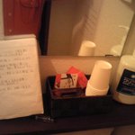 VAMOS kitchen - 寄せ書き帳のあるトイレ