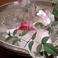 魚匠 銀平 道頓堀店 - お造りの盛り合わせ。基本でしょ。