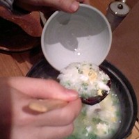 魚匠 銀平 道頓堀店 - 時間がなかったので鯛雑炊を。〆にぴったり！