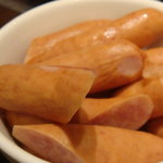 多来多来 - 子供たちに用意したあらびきウィンナー