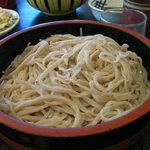 草笛 上田店 - 『もりそば』上品なお店の３枚分くらいあります