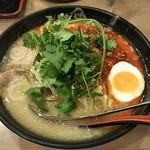 Ganso Sapporo Ya - 香菜ゴマダレ味噌ラーメン 1,050円♪