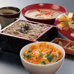 Katsu-don (Pork cutlet bowl) set