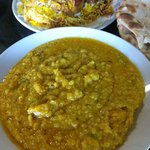 ディル レストラン - 2011-09-25　イエロームングダールカレーとチキンビリヤニ