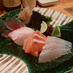 酒庵若やま - 〆鯖、鯛、ﾀｽﾏﾆｱｻｰﾓﾝ、ﾋﾗｽｽﾞｷ