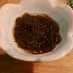 酒庵若やま - お通し　もずく酢