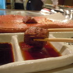 神戸牛すてーき　健 - ポン酢でどうぞ