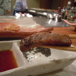 神戸牛すてーき　健 - 塩で食べよう