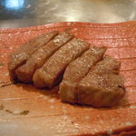 神戸牛すてーき　健 - ロース焼きあがりました～