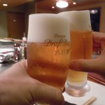 神戸牛すてーき　健 - 久々の乾杯！